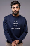 The Carpe Diem Navy Sweatshirt