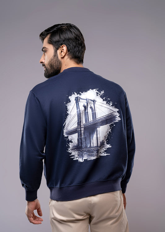 The Carpe Diem Navy Sweatshirt